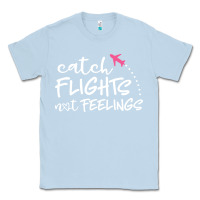 Dusty Blue flights Classic Tee - artisFamous