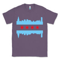 Lavender awesome chicago city Classic Tee - artisFamous