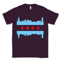 Plum awesome chicago city Classic Tee - artisFamous