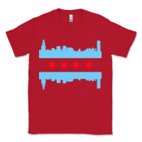 Red awesome chicago city Classic Tee - artisFamous