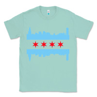 Seafoam awesome chicago city Classic Tee - artisFamous