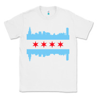 White awesome chicago city Classic Tee - artisFamous