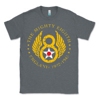 Charcoal Heather mighty eighth   8th anniversary Classic Tee - artisFamous