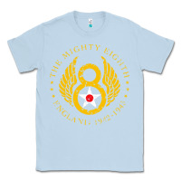 Dusty Blue mighty eighth   8th anniversary Classic Tee - artisFamous