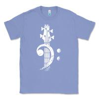 Colony Blue musical guitar bass Classic Tee - artisFamous