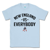Dusty Blue new england Classic Tee - artisFamous