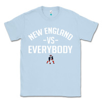 Dusty Blue new england everybody Classic Tee - artisFamous
