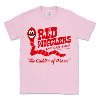 Bubblegum Pink red wigglers Classic Tee - artisFamous