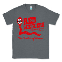 Charcoal Heather red wigglers Classic Tee - artisFamous