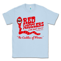 Dusty Blue red wigglers Classic Tee - artisFamous