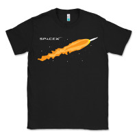 Black SpaceX Rocket Classic Tee - artisFamous