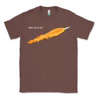 Chestnut SpaceX Rocket Classic Tee - artisFamous