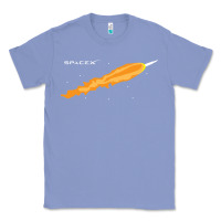 Colony Blue SpaceX Rocket Classic Tee - artisFamous