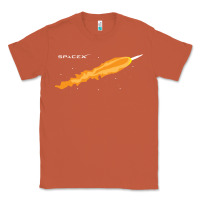 Copper SpaceX Rocket Classic Tee - artisFamous