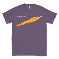 Lavender SpaceX Rocket Classic Tee - artisFamous