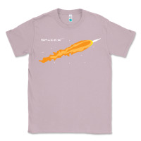 Lilac SpaceX Rocket Classic Tee - artisFamous