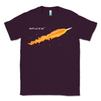 Plum SpaceX Rocket Classic Tee - artisFamous