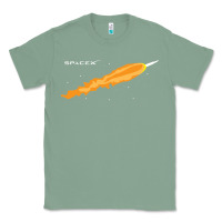 Sage SpaceX Rocket Classic Tee - artisFamous
