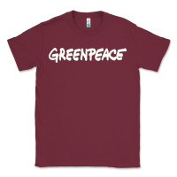 Burgundy Greenpeace Classic Tee - artisFamous