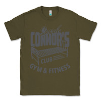 Army Green Sarah Connor's Club - Gym & Fitness Classic Tee - artisFamous