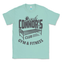 Seafoam Sarah Connor's Club - Gym & Fitness Classic Tee - artisFamous