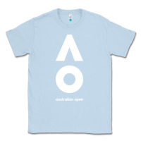 Dusty Blue australian open Classic Tee - artisFamous