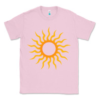 Bubblegum Pink tribal sun Classic Tee - artisFamous