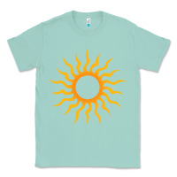 Seafoam tribal sun Classic Tee - artisFamous
