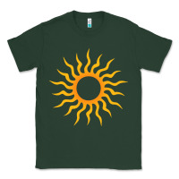 Sports Green tribal sun Classic Tee - artisFamous