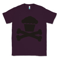 Plum johnny cupcakes funny skull Classic Tee - artisFamous