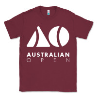 Burgundy Australian Open Classic Tee - artisFamous