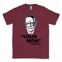Burgundy your mom  Sigmund Freud Classic Tee - artisFamous