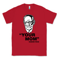 Red your mom  Sigmund Freud Classic Tee - artisFamous