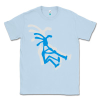 Dusty Blue kokopeli funny Classic Tee - artisFamous