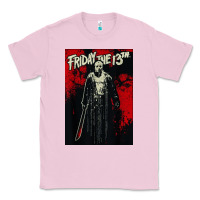 Bubblegum Pink friday the 13th jason drip Classic Tee - artisFamous
