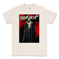Natural friday the 13th jason drip Classic Tee - artisFamous