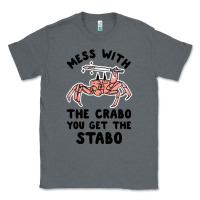 Charcoal Heather mess with the crabo you get the stabo Classic Tee - artisFamous