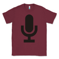 Burgundy microphone funny music Classic Tee - artisFamous