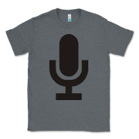 Charcoal Heather microphone funny music Classic Tee - artisFamous
