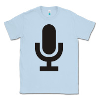 Dusty Blue microphone funny music Classic Tee - artisFamous