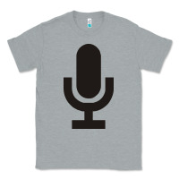 Heather Grey microphone funny music Classic Tee - artisFamous