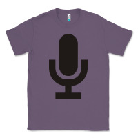Lavender microphone funny music Classic Tee - artisFamous
