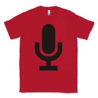 Red microphone funny music Classic Tee - artisFamous
