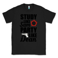 Black study like sam party like dean Classic Tee - artisFamous
