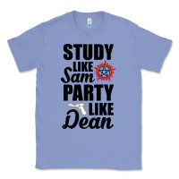 Colony Blue study like sam party like dean Classic Tee - artisFamous