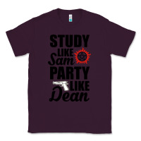 Plum study like sam party like dean Classic Tee - artisFamous