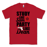 Red study like sam party like dean Classic Tee - artisFamous