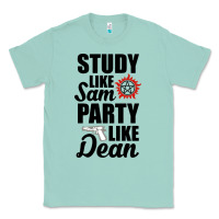 Seafoam study like sam party like dean Classic Tee - artisFamous