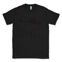 Black mountain rescue helicopter funny Classic Tee - artisFamous