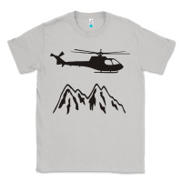Moon Dust mountain rescue helicopter funny Classic Tee - artisFamous